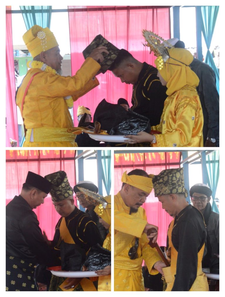 Badu Terima Gelar Datuk Bandaro Mudo Tibawan di Rokan IV Koto